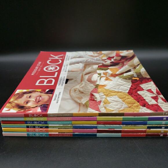 Missouri Star Quilt Co Block Magazine Volume 1 Issues 1–6 Complete Quilting Set - Picture 2 of 6